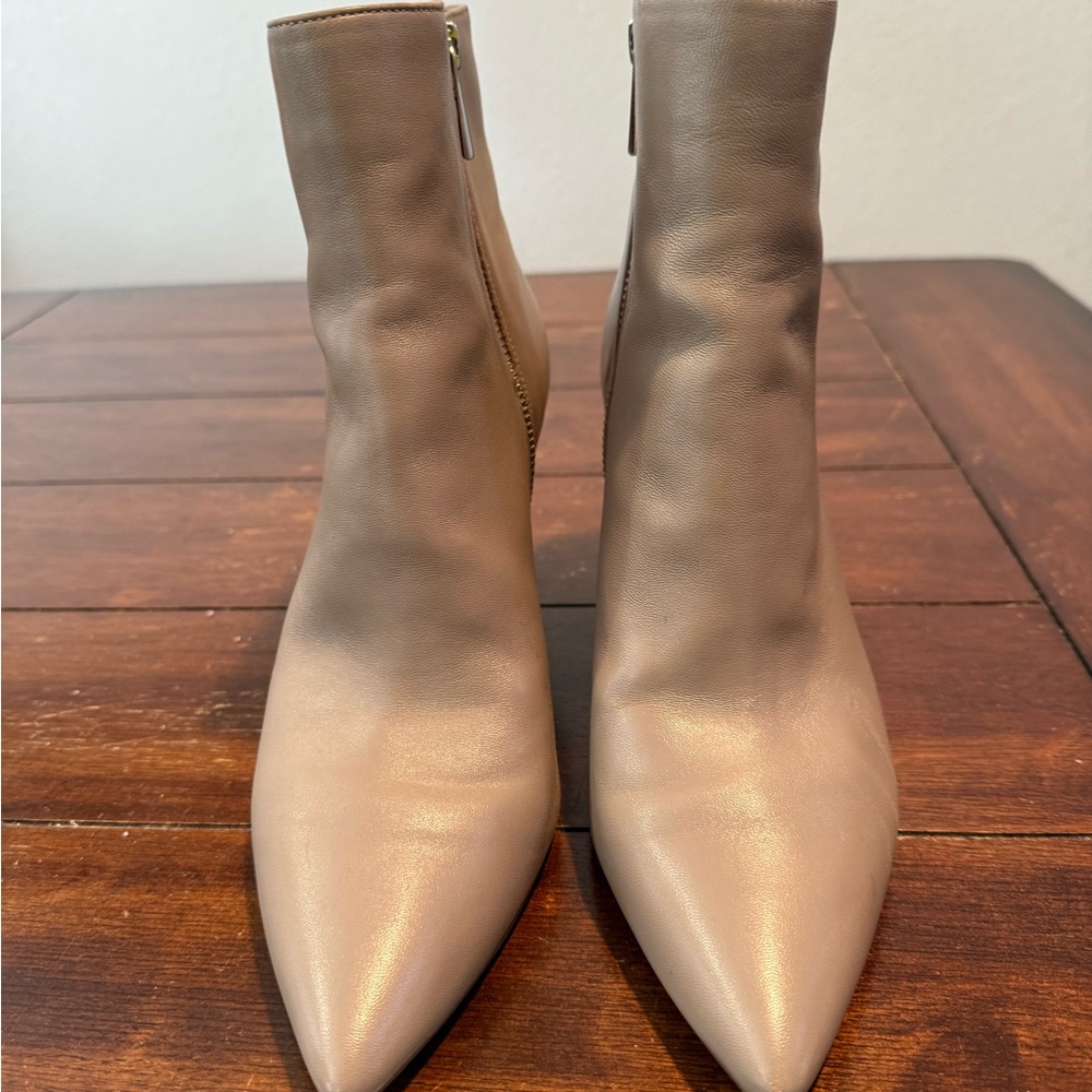 Michael Kors Beige Ankle Booties
